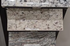 Granite samples.
