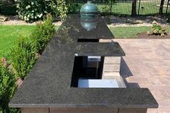 Black Pearl Granite Countertop for Outdoor Bar