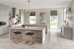 Taj Mahal Quartzite Kitchen Island