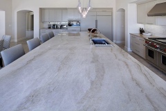 Taj Mahal Quartzite Kitchen Island